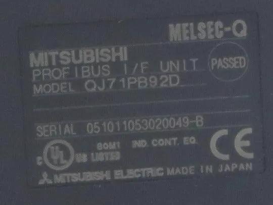 Mitsubishi Melsec-Q Profibus I/F Unit QJ71PB92D