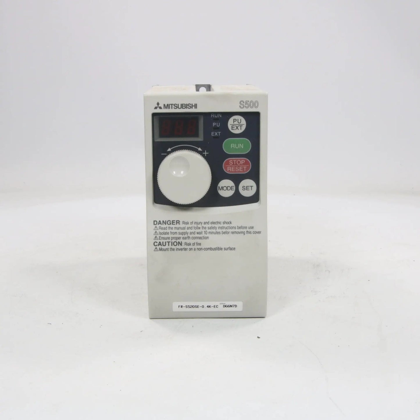 Mitsubishi S500 Inverter FR-S520SE-0. 4K-EC