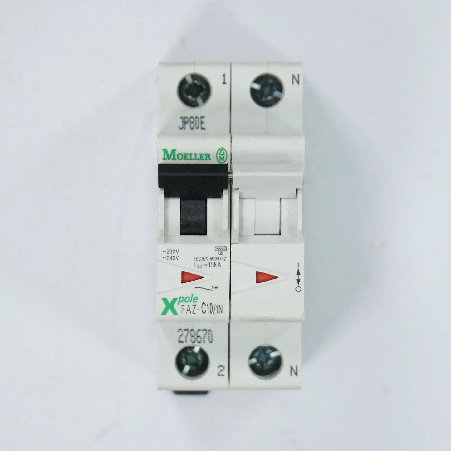 Moeller FAZ-C10/1N Thermal Magnetic Circuit Breaker