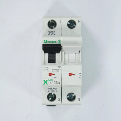 Moeller FAZ-C10/1N Thermal Magnetic Circuit Breaker