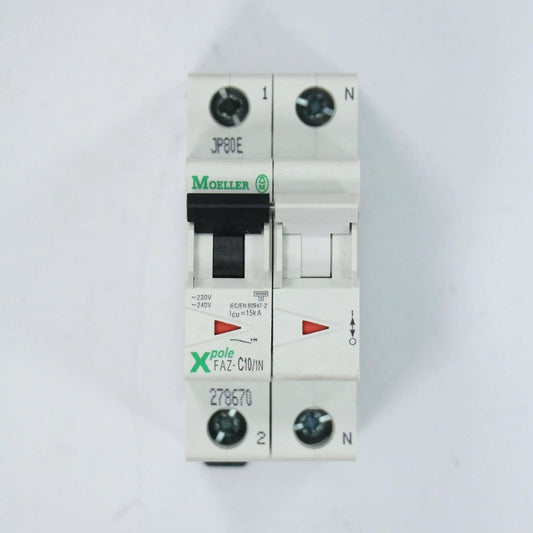 Moeller FAZ-C10/1N Thermal Magnetic Circuit Breaker