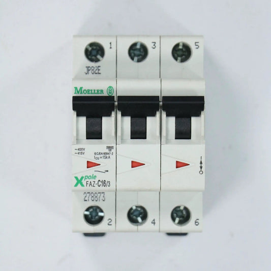 Moeller FAZ-C16/3 Thermal Magnetic Circuit Breaker
