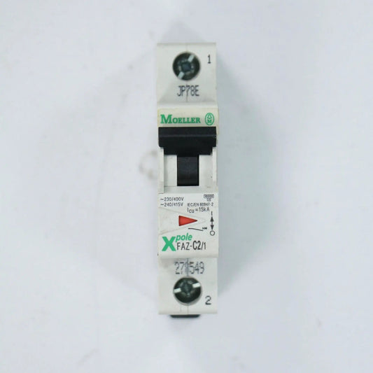 Moeller FAZ-C2/1 Thermal Magnetic Circuit Breaker