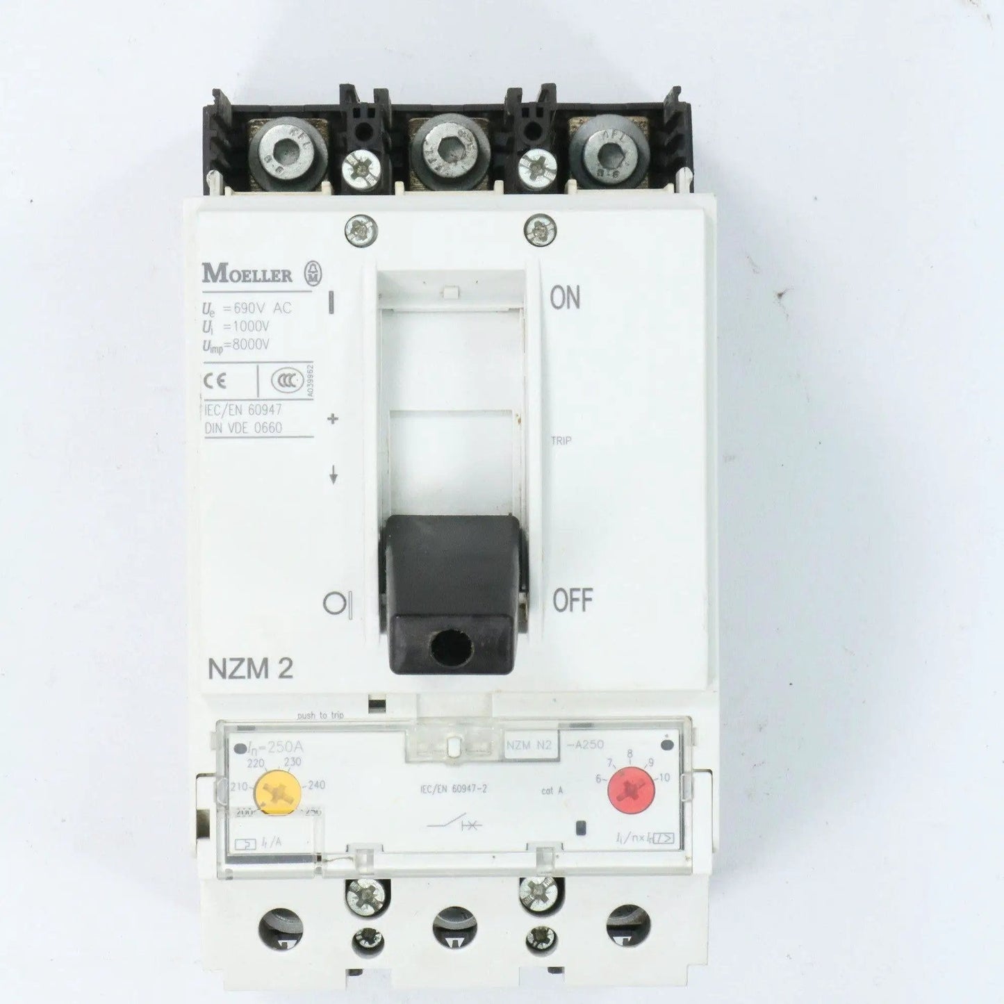 Moeller NZM N2 A250 Thermal Magnetic Circuit Breaker