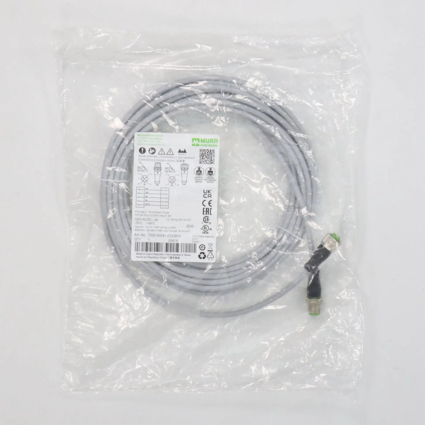 Murr Elektronik 7000 40041 2350800 Connecting Cable 8m