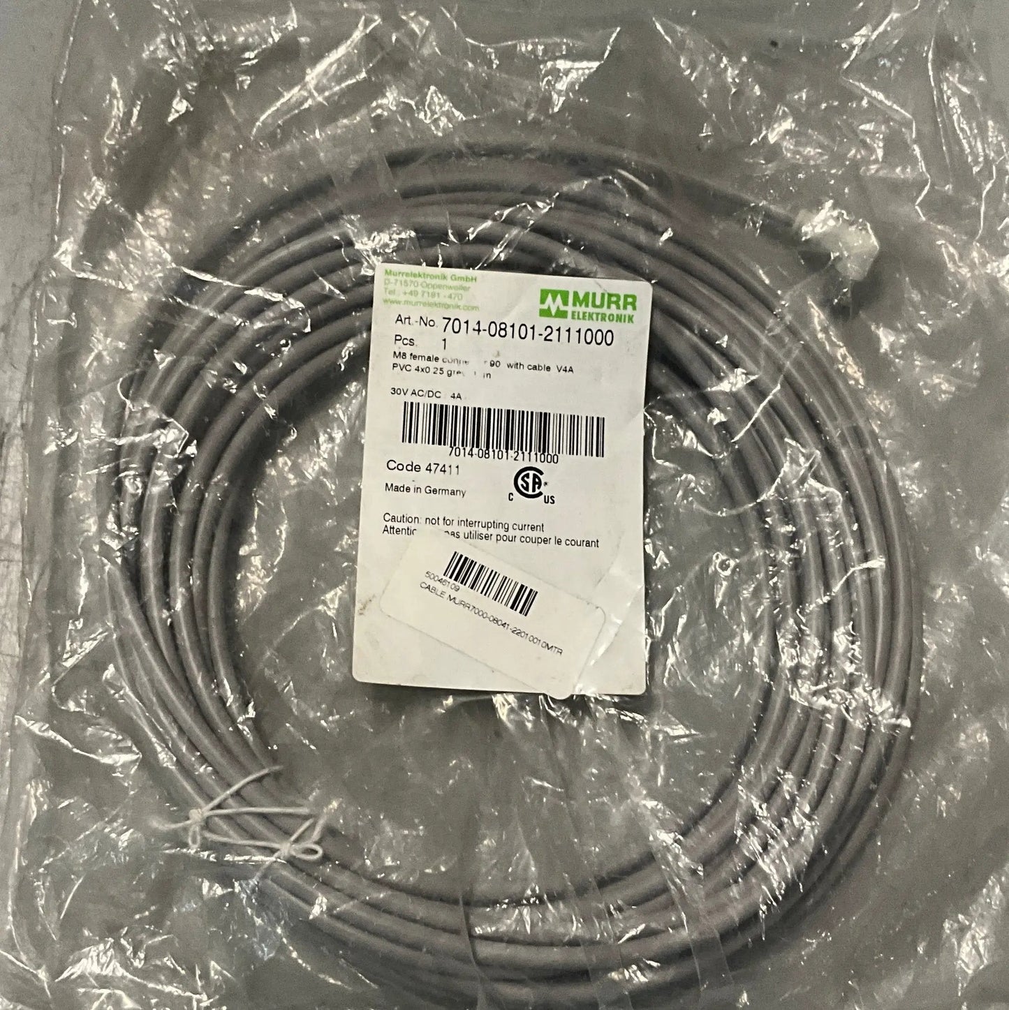 Murr Elektronik 7014-08101-2111000 Connection Lead