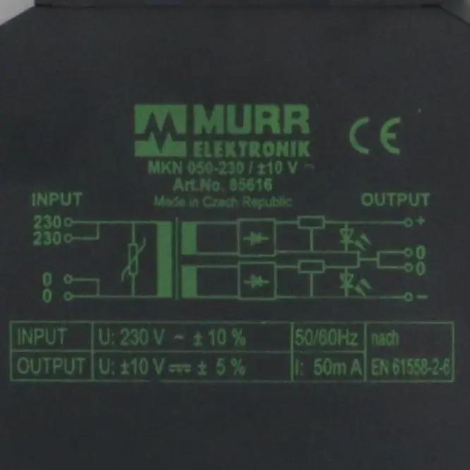 Murr Elektronik MKN 0 50 230 10 Power Supply
