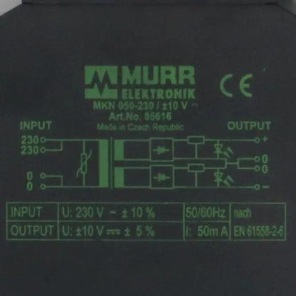 Murr Elektronik MKN 0 50 230 10 Power Supply