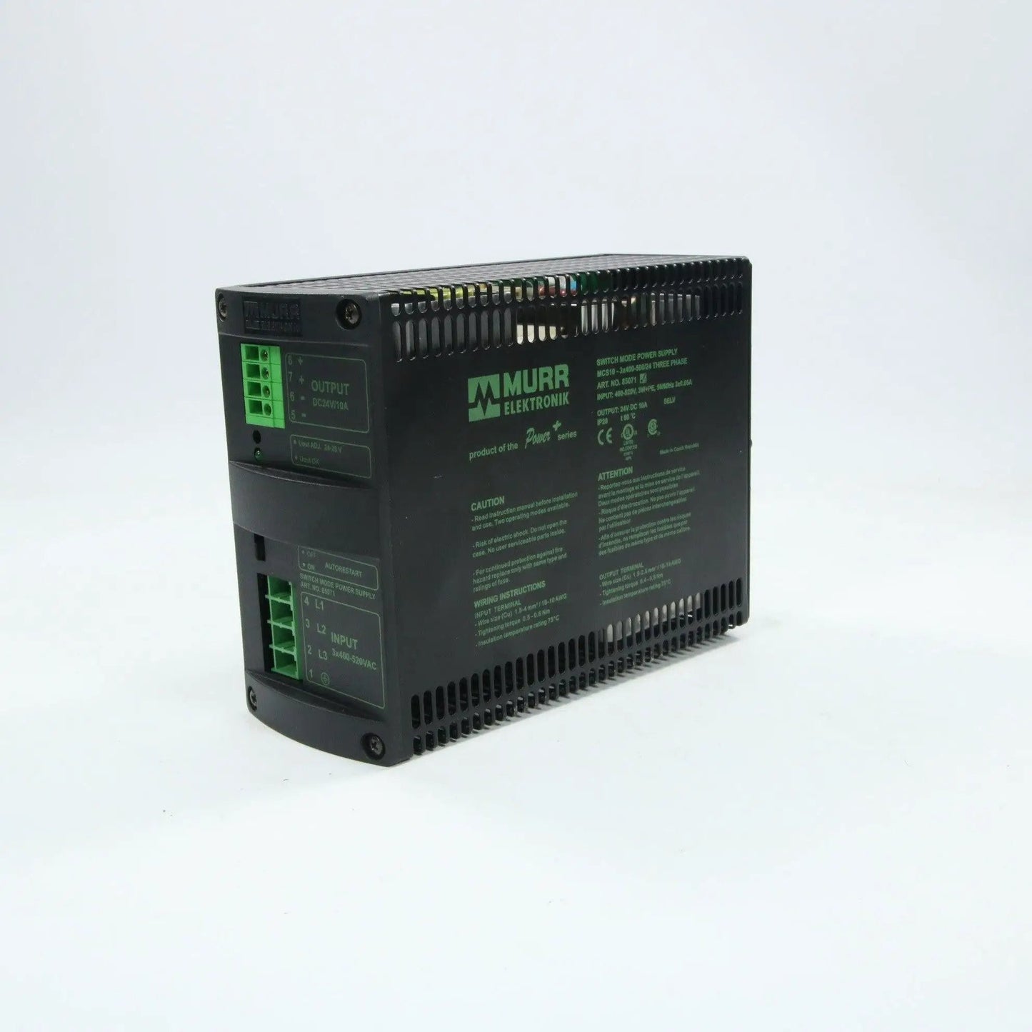 Murrelektronik MCS 10-3X400-500/24 Switch Mode Power Supply 3 Phase