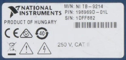 National Instruments Corporation NI TB-9214 Terminal Connector