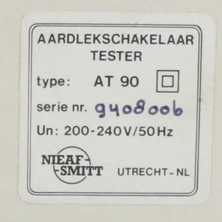 Nieaf Smitt AT 90 Earth Leakage Tester
