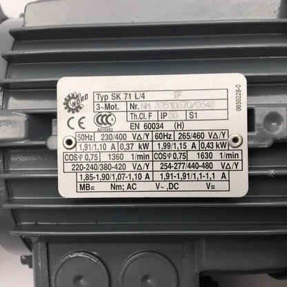 Nord Gear motor SK 71 L/4 TF