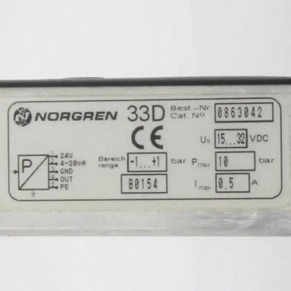 Norgren 33D Pneumatic Electronic Pressure Switch