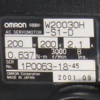 Omron R88M W20030H S1 D Servo Gearmotor