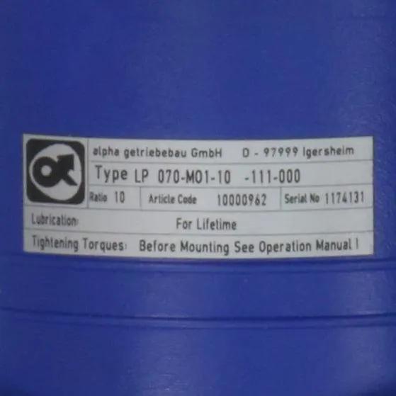 Omron R88M W20030H S1 D Servo Gearmotor