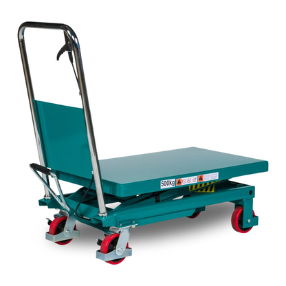 Manueel verrijdbare heftafel 750KG