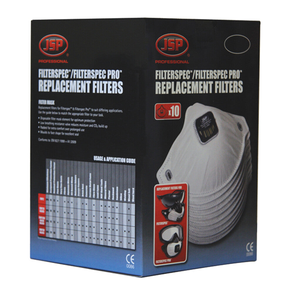 ASG03B Filterspec FFP3V filters 10st