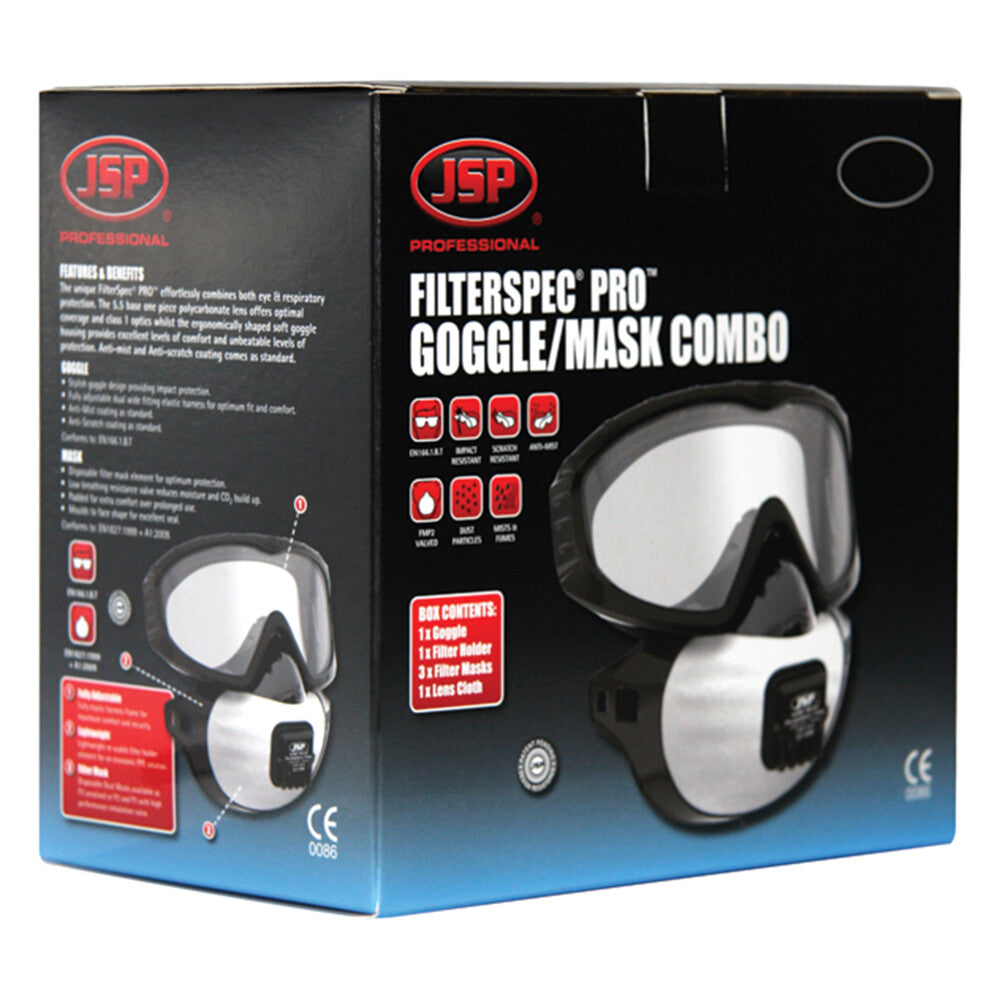 AGE130 Filterspec FFP3V met Goggle