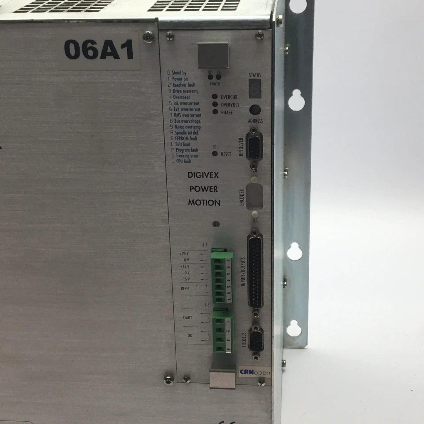 PARKER SSD PARVEX - DIGIVEX 100A X 400V FULLY REGENERATIVE SERVO AMPLIFIER - DPD17100