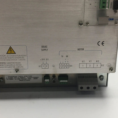 PARKER SSD PARVEX - DIGIVEX 100A X 400V FULLY REGENERATIVE SERVO AMPLIFIER - DPD17100