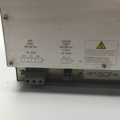 PARKER SSD PARVEX - DIGIVEX 100A X 400V FULLY REGENERATIVE SERVO AMPLIFIER - DPD17100
