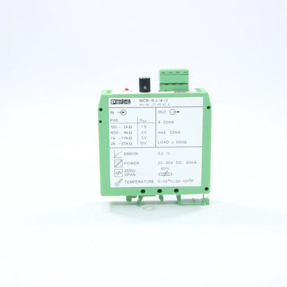 PHOENIX CONTACT MCR-R/I-4-V RESISTANCE TRANSDUCER