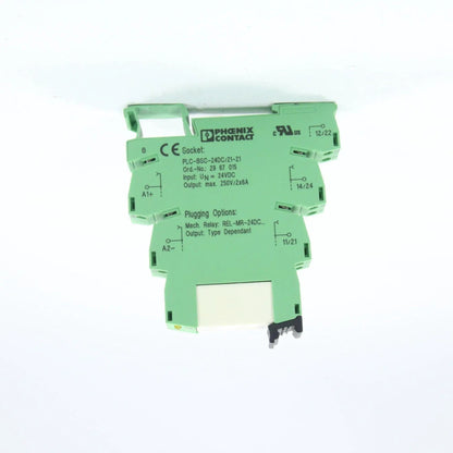 PHOENIX CONTACT PLC-BSC-24DC/21-21 RELAY BASE