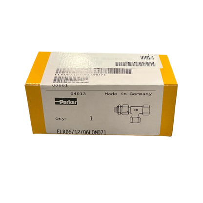 Parker Ermeto ELR06/12/06LOMD71 Swivel Nut Run Tee