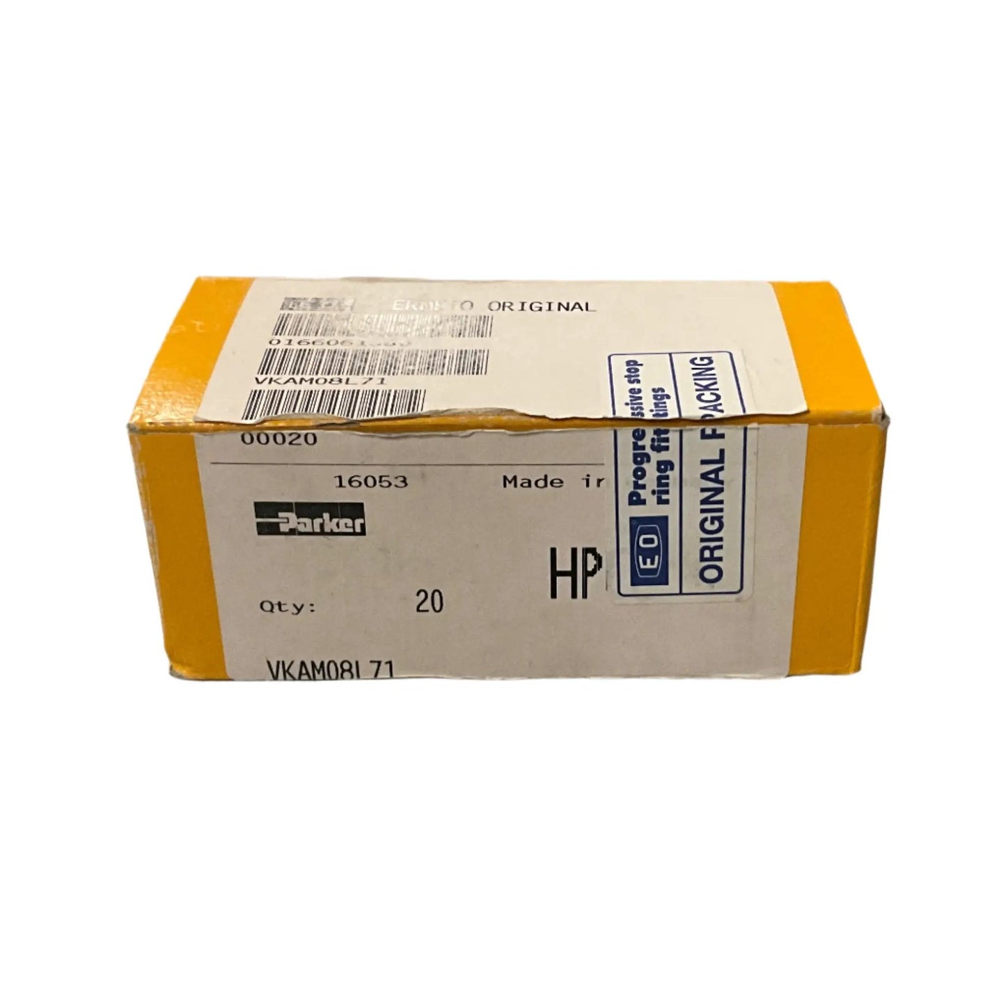 Parker Ermeto VKAM08L71 Blanking Plug for Cones