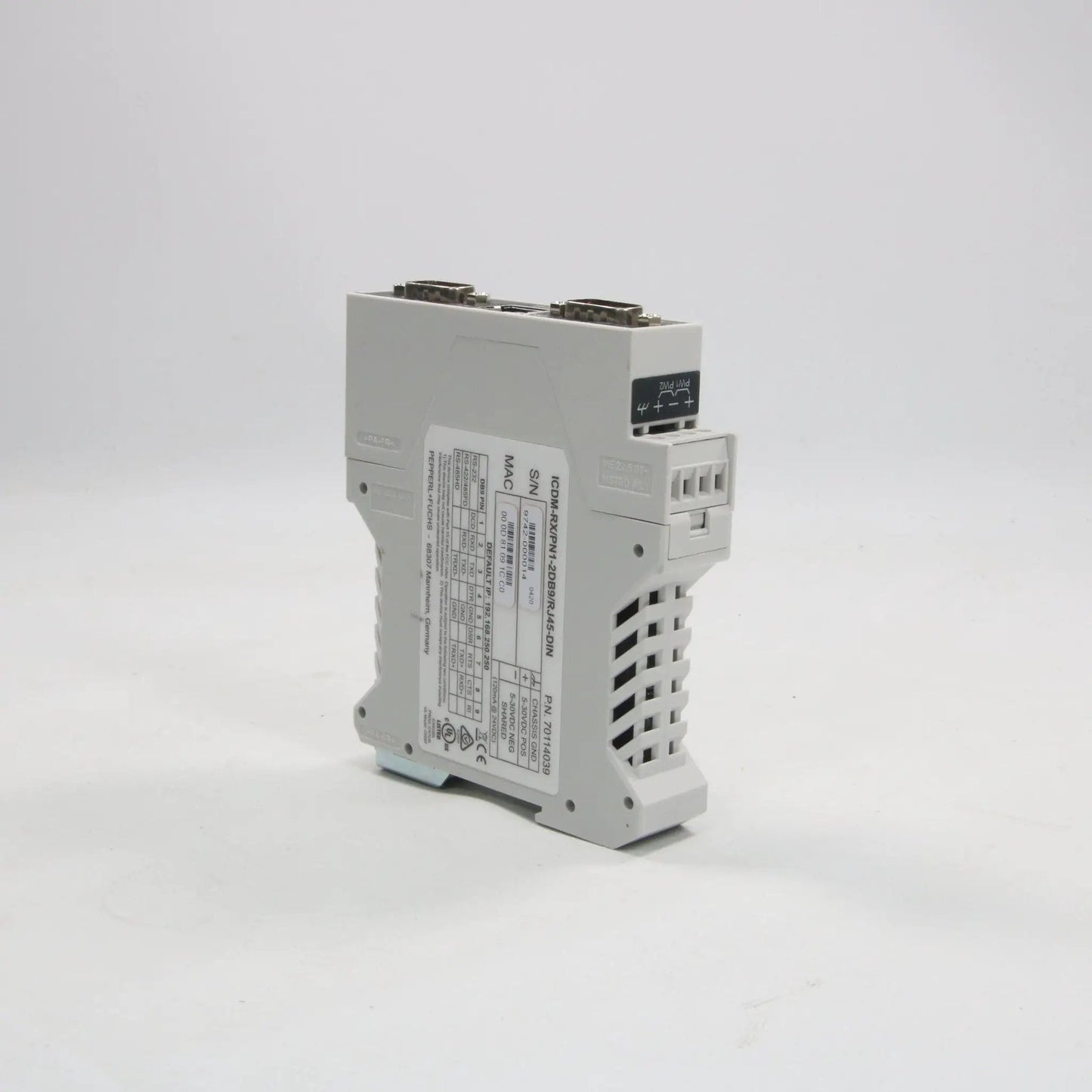 Pepperl + Fuchs ICDM-RX/PN1-2DB9/RJ45-DIN Device Master