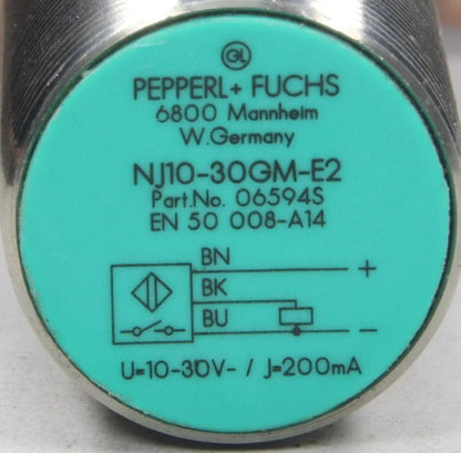 Pepperl + Fuchs Inductive Sensor NJ10-30GM-E2 - Unused