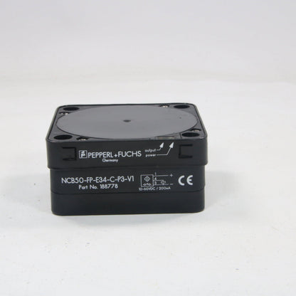 Pepperl & Fuchs NCB50-FP-E34-C-P3-V1 Inductive Sensor
