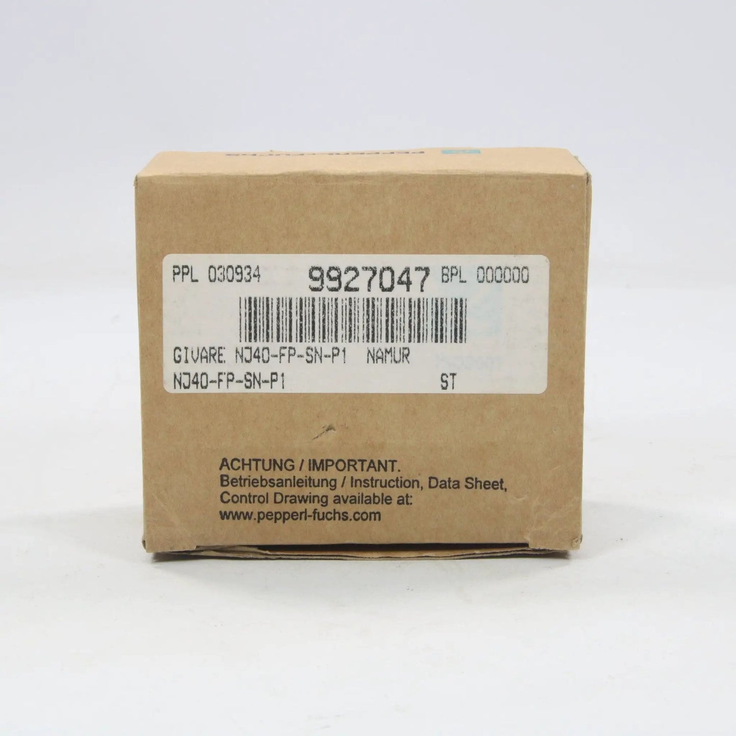 Pepperl + Fuchs NJ40-FP-SN-P1 Inductive Sensor