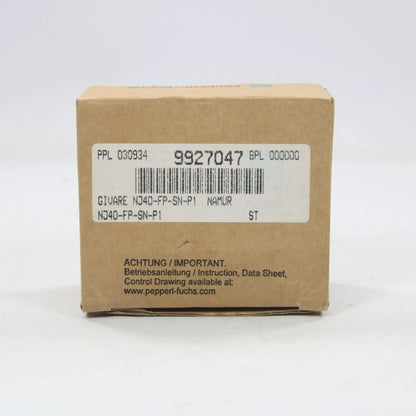 Pepperl + Fuchs NJ40-FP-SN-P1 Inductive Sensor