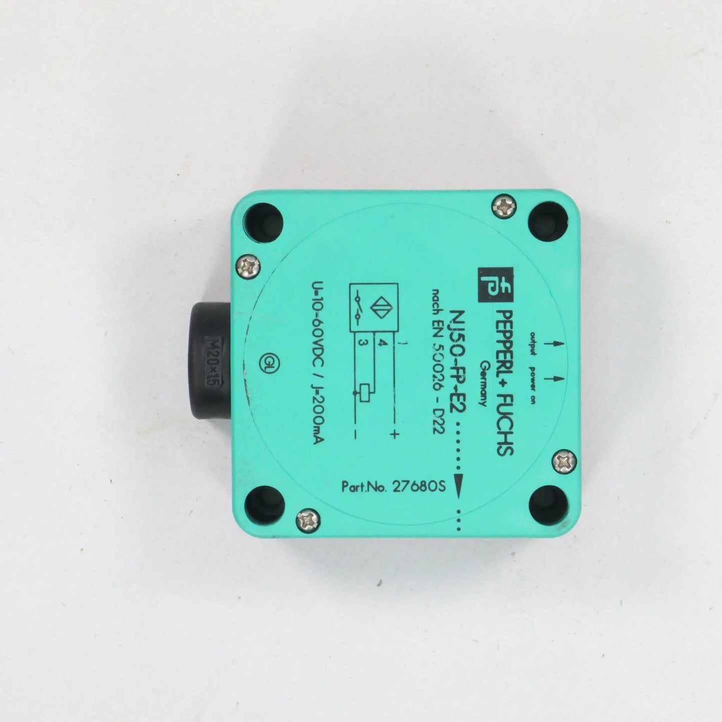 Pepperl + Fuchs NJ50-FP-E2 Inductive Sensor
