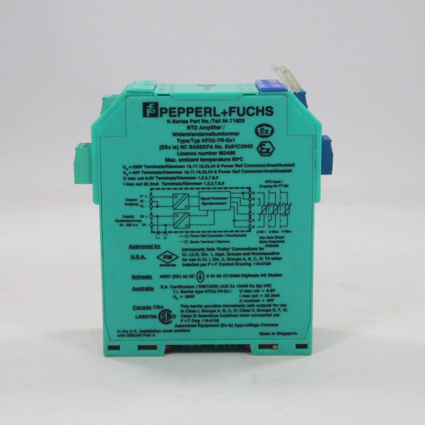 Pepperl + Fuchs Signal Converter K-Series KFD2-TR-Ex1