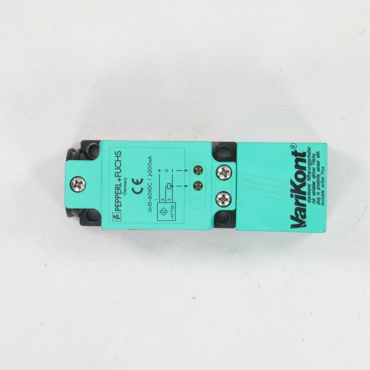 Pepperl & Fuchs U-10-60V-/J=200ma NJ20+ Inductive Sensor - Front Facing Contactor