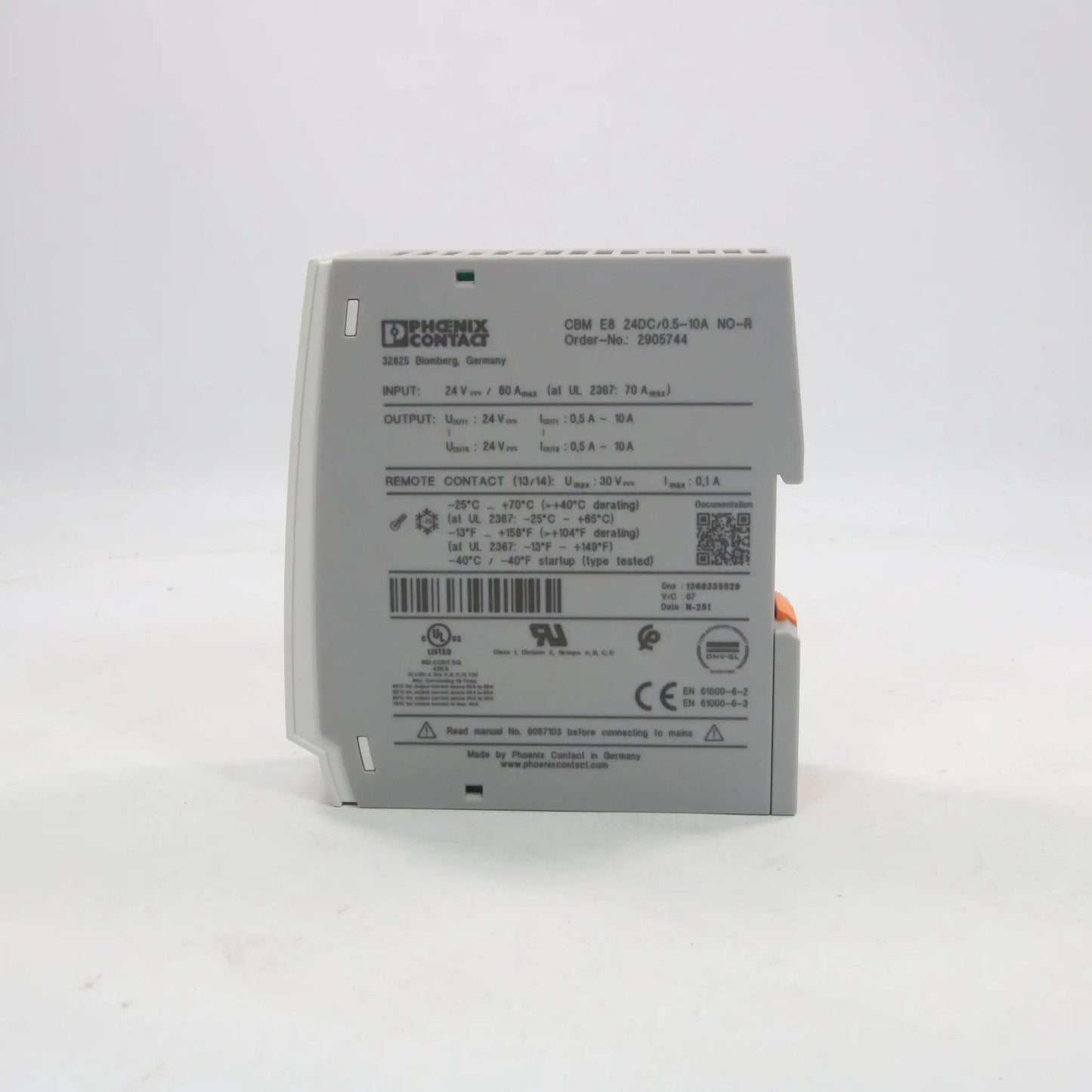 Phoenix Contact CBM E8 Electronic Circuit Breaker