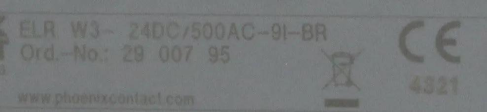 Phoenix Contact ELR W3-24DC/500AC-9I-BR Hybrid Motor Starter