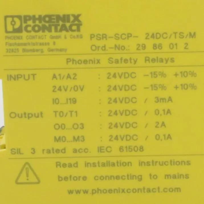 Phoenix Contact PSR SCP 24DC TS M Safety Relay