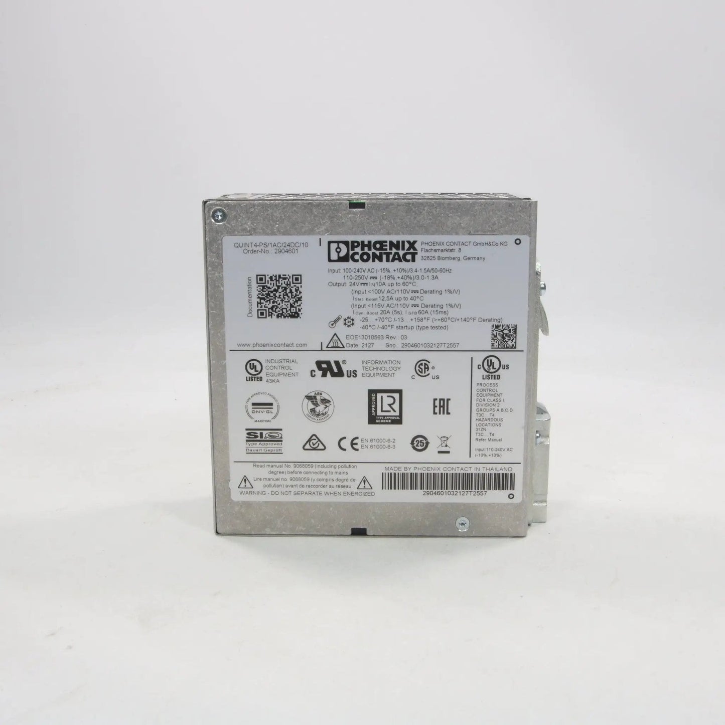 Phoenix Contact QUINT4-PS/1AC/24DC/10 Power Supply