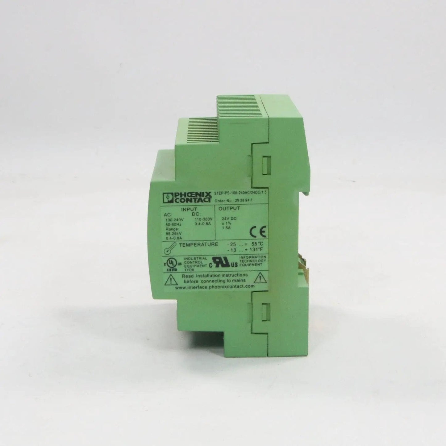 Phoenix Contact STEP PS 100 240AC 24DC 1 5 Power Supply