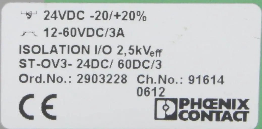 Phoenix Contact Solid State Relay 2903228