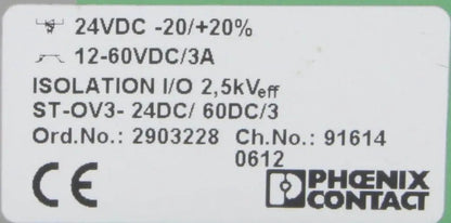 Phoenix Contact Solid State Relay 2903228