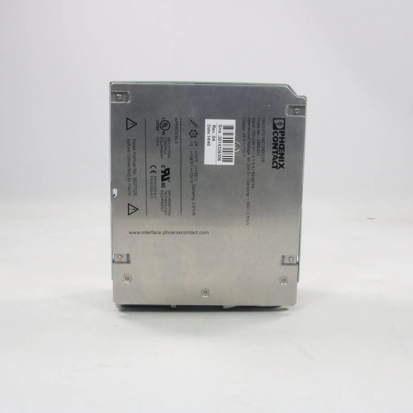 Phoenix Contact TRIO-PS/1AC/24DC/10 Power Supply