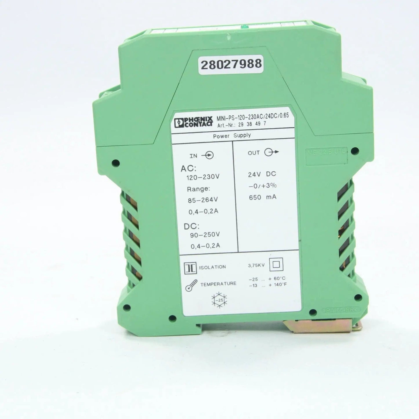 Phoenix contact MINI-PS-120-230AC-24DC