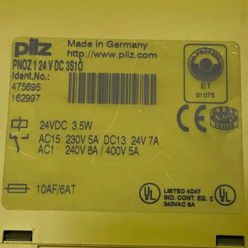 Pilz PNOZ 1 24 V DC 3S10 Safety Relay - 475695