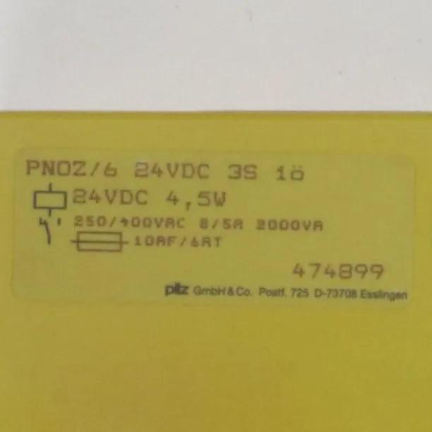 Pilz PNOZ 6 Safety Relay