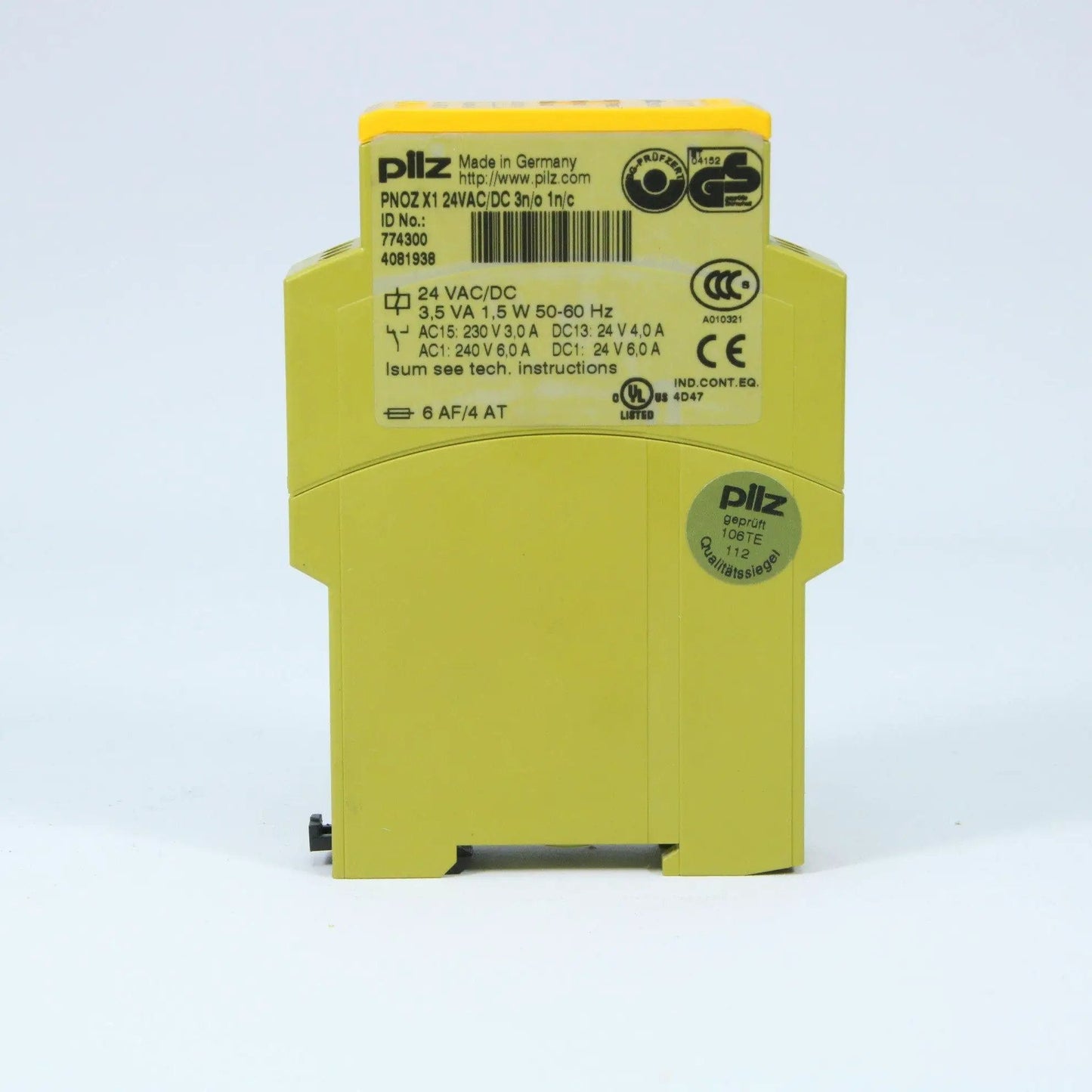 Pilz PNOZ X1 24VAC/DC 3n/o 1n/c 774300