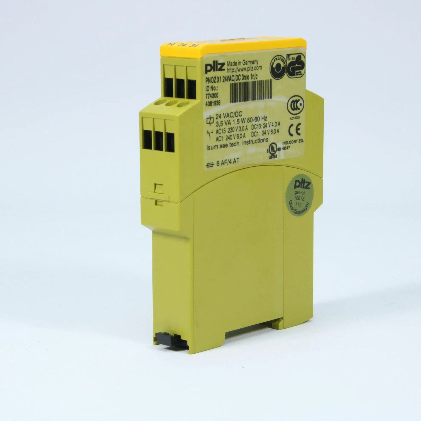 Pilz PNOZ X1 24VAC/DC 3n/o 1n/c 774300